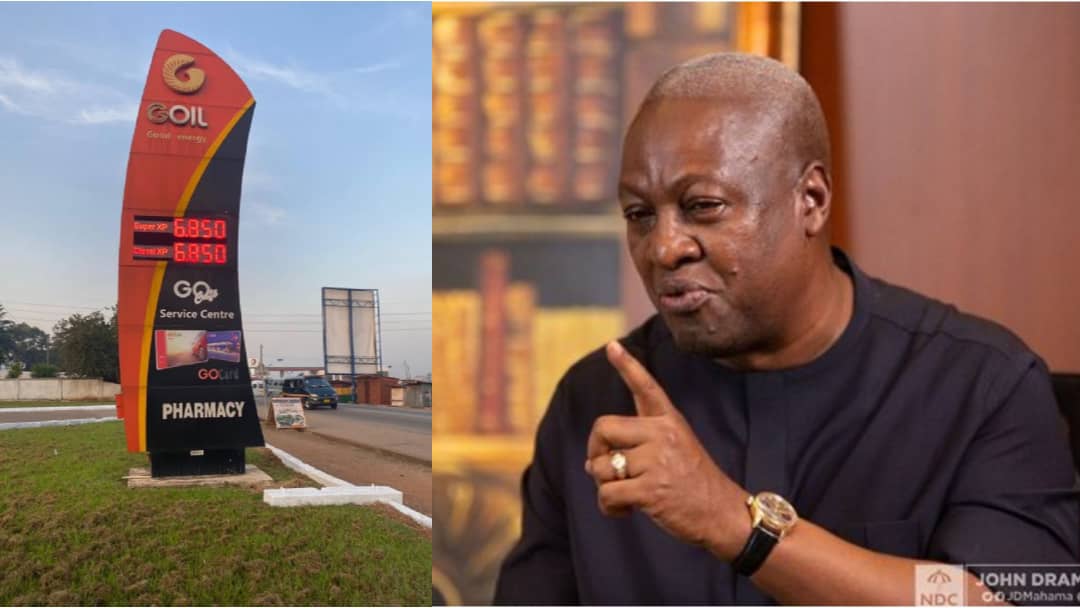 Gallon of petrol was GH¢14 under me, now it’s GH¢52 – Mahama tells Ghanaians