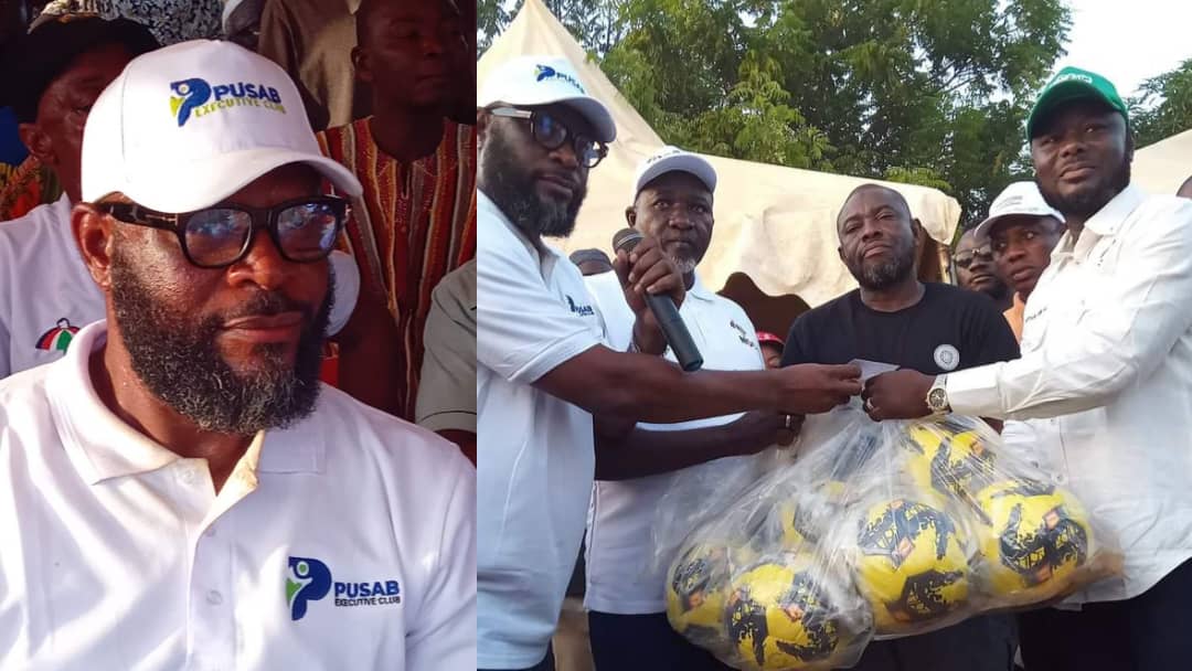 Mion : NDC King Yellow donates footballs to support Misbahu’s spots initiative